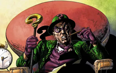 dc, комиксы, комиксы, The, Riddler обои HD / Обои для рабочего стола и мобильного телефона картинки