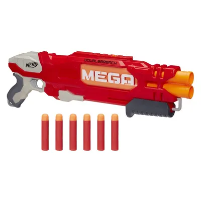 Бластер Nerf Мега Даблбрич (B9789) - купить по выгодной цене | AliExpress картинки