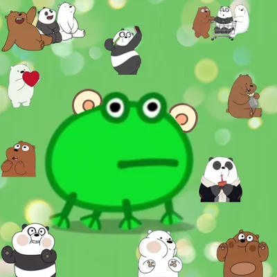 we bare bears froggie | Sapo, Fotos de perfil, Peppa pig картинки