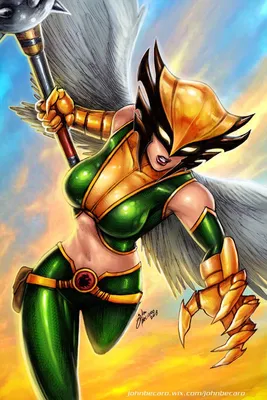 Hawkgirl от johnbecaro | Чика халкон, Чудо супергероев, Комикс о персонажах картинки