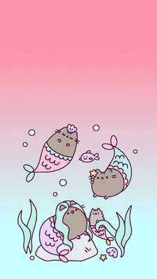 Pin by BexyBoombastic on (⁄ ⁄•⁄ω⁄•⁄ ⁄) ρυѕнєєи (⁄ ⁄•⁄ω⁄•⁄ ⁄) | Pusheen  cute, Mermaid wallpapers, Pusheen cat картинки