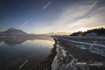 Германия, Бавария, Вид на озеро Форгензее — Рефлексия, открытый - Stock  Photo | #181856522 картинки