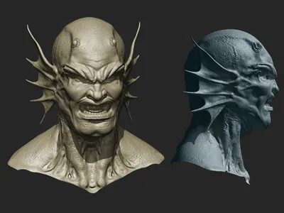 Этриган, демон комиксов DC - ZBrushCentral картинки