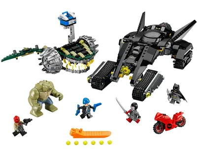 LEGO Set 76055-1 Batman: Killer Croc Sewer Smash (2016 Super Heroes DC > Batman) | Rebrickable — строить из LEGO картинки