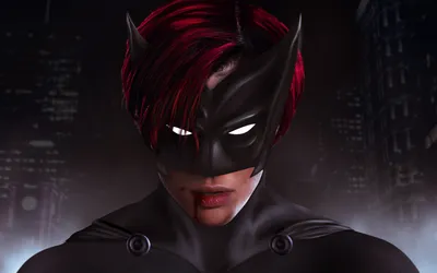 Скачать обои Batwoman, creative, fan art, superheroes, DC Comics, Ruby Rose для монитора с разрешением 2880x1800. Высококачественные обои HD картинки картинки