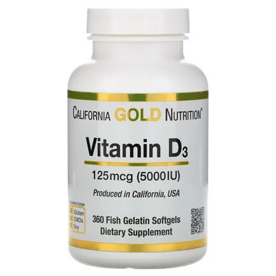 Витамины California Gold Nutrition Vitamin D3 5000 IU - «Витамин D за месяц  приёма излечил от мокнущей экземы на руках.» | отзывы картинки