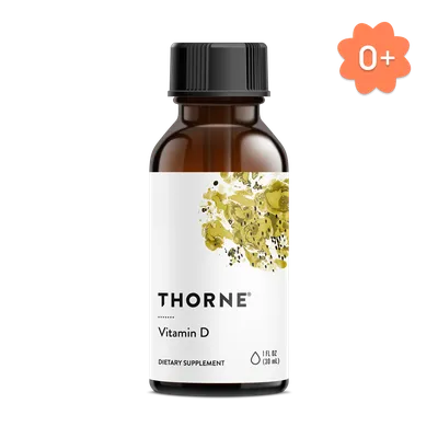 Витамин Д3 - VITAMIN D, Thorne Research, 1 жидкая унция (30 мл) картинки