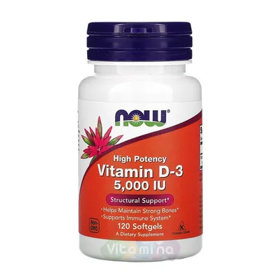 Vitamin D3 (Витамин Д3) 5000МЕ 240 капс - купить в интернет-магазине  Vitamina, цена, отзывы картинки