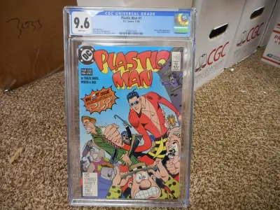 Plastic Man 1 cgc 9.6 DC 1988 WHITE pgs NM MINT origin 1 of 4 mini series JSA | eBay картинки