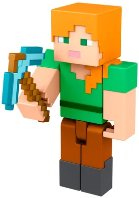 Фигурка Mattel Minecraft Базовые герои GTP08, 8.2 см Алекс — купить в  интернет-магазине по низкой цене на Яндекс Маркете картинки