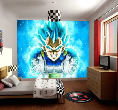 Dragon Ball Z Vegeta фотообои тканые самоклеящиеся настенные росписи искусства M151 | eBay картинки