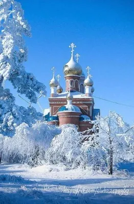 Православные зимние картинки доброго дня (50 фото) » Юмор, позитив и много  смешных картинок картинки