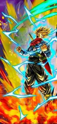 Trunks / Super Saiyan Rage Trunks [Dragon Ball Super] Искусство из Dragon Ball Legends (Android/IPhone) 2K Hintergrundbild herunterladen картинки