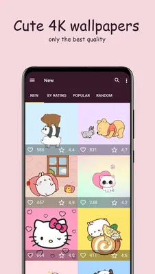 Скачать Милые Каваи обои от 7Fon MOD APK v5.5.94 для Android картинки