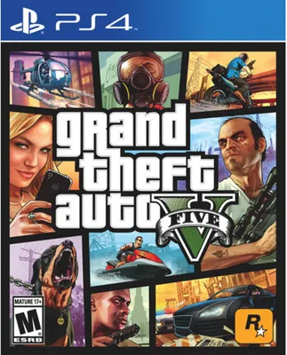 Купить GTA V Grand Theft Auto V (PS4, русские субтитры), цена 890 грн —  Prom.ua (ID#1029112200) картинки