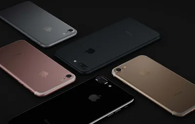 Обои iPhone, logo, technology, cell phone, high tech, smartphones, iPhone 7  картинки на рабочий стол, раздел hi-tech - скачать картинки