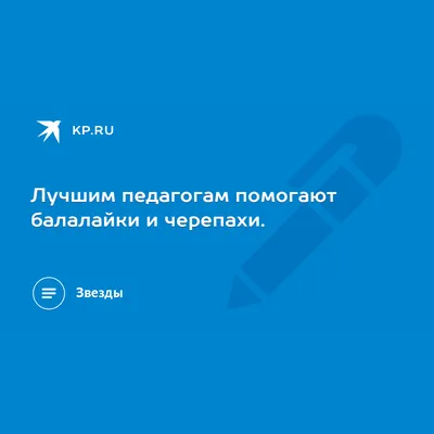 Лучшим педагогам помогают балалайки и черепахи. - KP.RU картинки