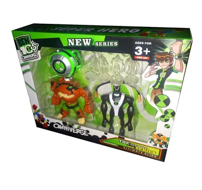 ᐉ Набор фигурок Ben 10 часами Бен Тен (WF10) картинки