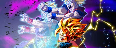 Супер Сайян Готен из Dragon Ball Z [Dragon Ball Legends Arts] для рабочего стола 4K скачать обои картинки