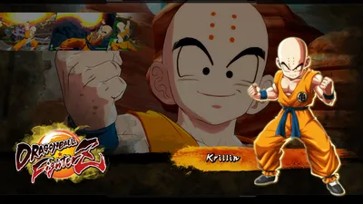 Dragon Ball FighterZ Krillin Обои - Кот с моноклем картинки