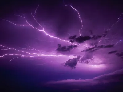 Фиолетовые молнии | Purple lightning, Thunder and lightning, Lightning картинки