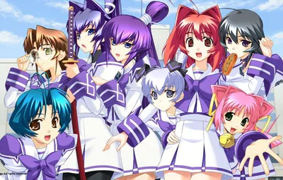 Обои девочки, группа, аниме, арт, команда, muv luv altered fable картинки  на рабочий стол, раздел прочее - скачать картинки