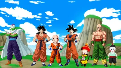 Ο χρήστης MJWatt1998 στο Twitter: \"Гоку и его друзья #goku #songoku #gohan #songohan #krillin #kuririn #tien #tienshinhan #chiaotzu #yamcha #piccolo #dragonball #db #dragonballz #dbz #saiyansaga https://t. co/w8Rbqt9oL2\" / Твиттер картинки