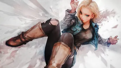 60+ Android 18 (Dragon Ball) HD-обои и фоны картинки