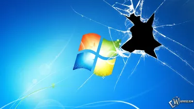 Скачать обои Разбитый экран windows (Windows, Осколки, Экран, Дырка) для  рабочего стола 1920х1080 (16:9) бесплатно, Картинки Разбитый экран windows  Windows, Осколки, Экран, Дырка на рабочий стол. | WPAPERS.RU (Wallpapers). картинки