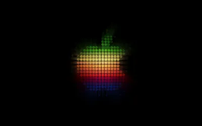 Лого Apple из точек обои для рабочего стола, картинки и фото - RabStol.net картинки