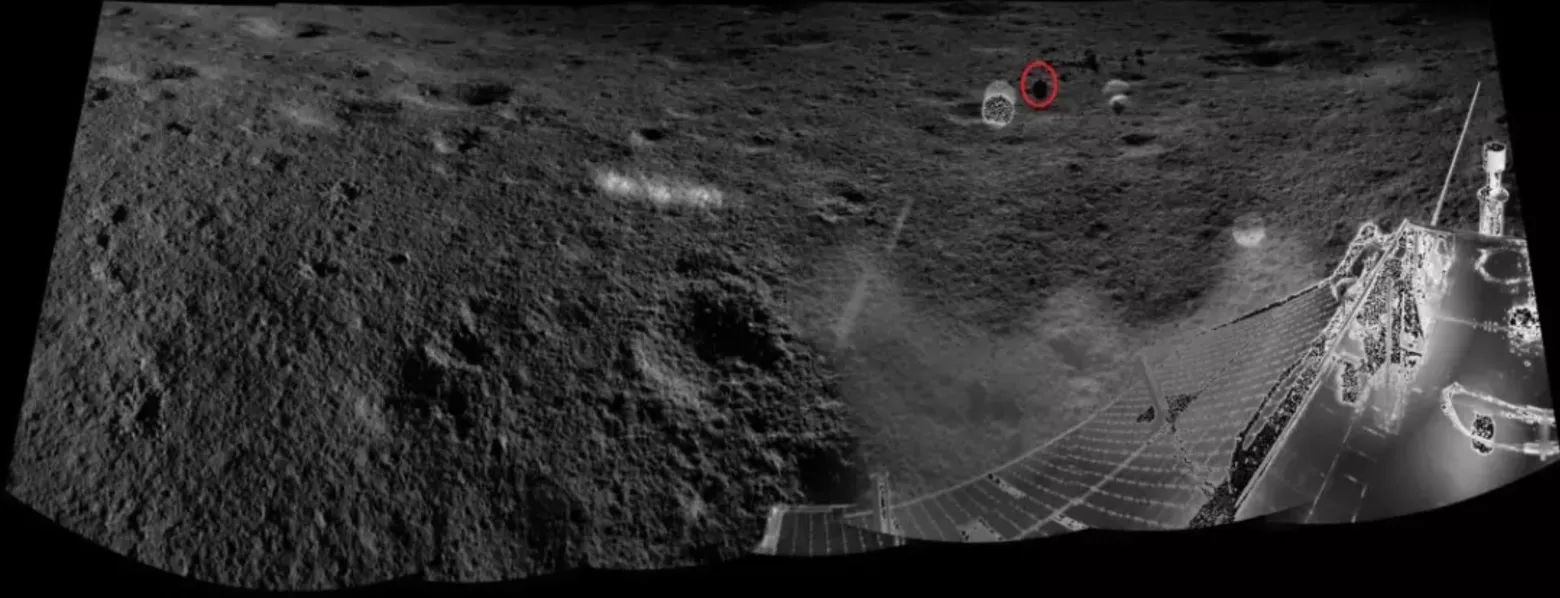 Снимки темной стороны Луны китайским луноходом