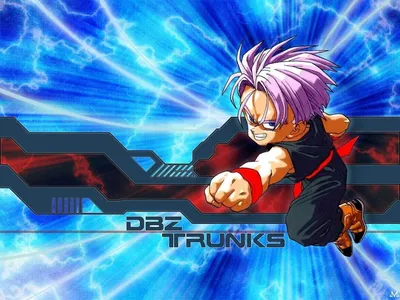 DBZ Kid Trunks Обои картинки