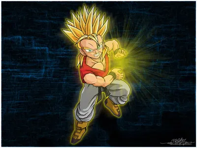 DBZ Kid Trunks Обои картинки