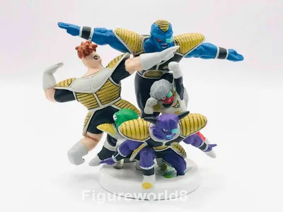 Драматический Ginyu Force Ginyu Recoome Burter Jeice Guldo Dragon Ball Z Mini Figure | eBay картинки