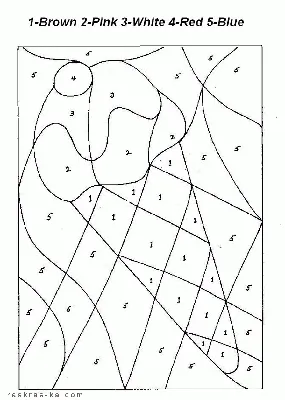 Картинки раскраски по цифрам картинки