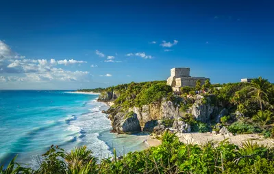 Обои побережье, Мексика, Tulum, Quintana Roo картинки на рабочий стол,  раздел пейзажи - скачать картинки