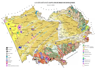 Полезные ископаемые Алтайского Края, месторождения картинки