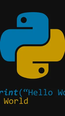 Обои питон, программирование на Python, лого, текст, символ для iPhone  6S+/7+/8+ бесплатно, заставка 1080x1920 - скачать картинки и фото картинки