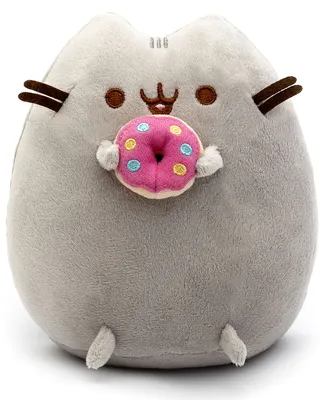 Мягкая игрушка кот Пушин кэт Pusheen cat S\u0026T с Пончиком в лапках 18х15 см  Серый (n-71) – низкие цены, кредит, оплата частями в интернет-магазине  ROZETKA | Купить в Украине: Киеве, Харькове, Днепре, картинки