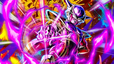 Первая форма Frieza из Dragon Ball Z [Dragon Ball Legends Arts] для рабочего стола 4K скачать обои картинки