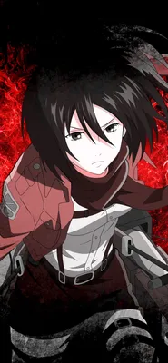 Скачать обои ID: 347437 / Anime Attack On Titan Phone Wallpaper, Mikasa Ackerman, 1125x2436 скачать бесплатно картинки