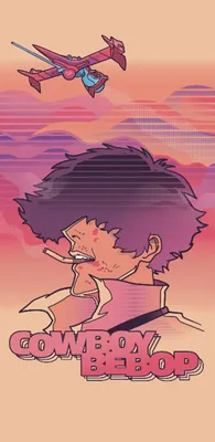 Скачать Spike Spiegel Retro Anime Aesthetic Wallpaper картинки