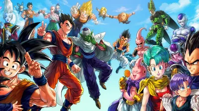 аниме, Dragon Ball, Vegeta, Bulma, Majin Boo, Trunks (персонаж), Cell (персонаж), Piccolo, Son Gohan, Son Goku, Yamcha, Gotenks, Vegito, Android 18, Dragon Ball Z Wallpapers HD / Обои для рабочего стола и мобильных устройств картинки