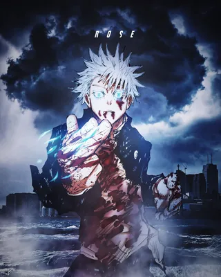 Download Dramatic Wounded Satoru Gojo Jujutsu Kaisen Phone Wallpaper |  Wallpapers.com картинки