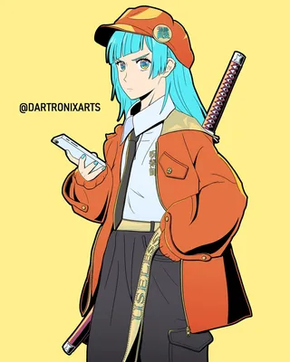 OC] My streetwear take on Kasumi Miwa ❤ : r/JuJutsuKaisen картинки