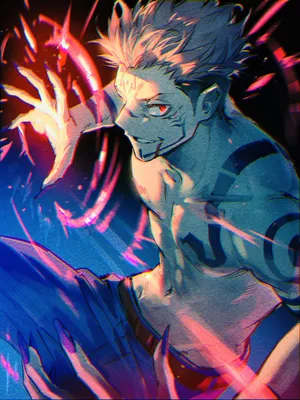 Скачать обои для телефона Ryomen Sukuna Fire Ability Jujutsu Kaisen | Обои.com картинки