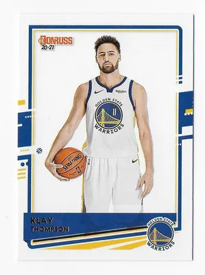 БАСКЕТБОЛЬНАЯ КАРТОЧКА PANINI DONRUSS #32 KLAY THOMPSON WARRIORS 2020-21 | eBay картинки