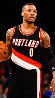 Превью обои damian lillard, баскетбол, нба, портленд трейл блейзерс 1440×2560 картинки