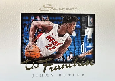 Amazon.com: 2020–21 Panini SCORE — Франшиза — Баскетбольная карточка JIMMY BUTLER — ограниченная серия, выпущено всего 2269 экземпляров — Miami Heat: коллекционные предметы и изобразительное искусство картинки