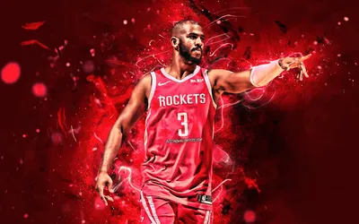 Скачать обои Chris Paul, баскетбольные звезды, NBA, Houston Rockets, Christopher Emmanuel Paul, abstract art, баскетбол, neon lights, creative, USA для монитора с разрешением 2880x1800. Высококачественные обои HD картинки картинки